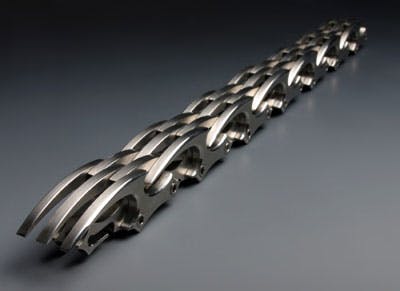 Pat Pruitt masters the art of machining stainless steel jewelry