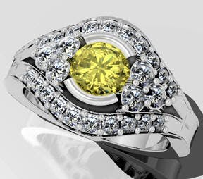 Creating a 950 Palladium and Diamond Ring