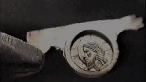 Christ head miniature – Hand engraved