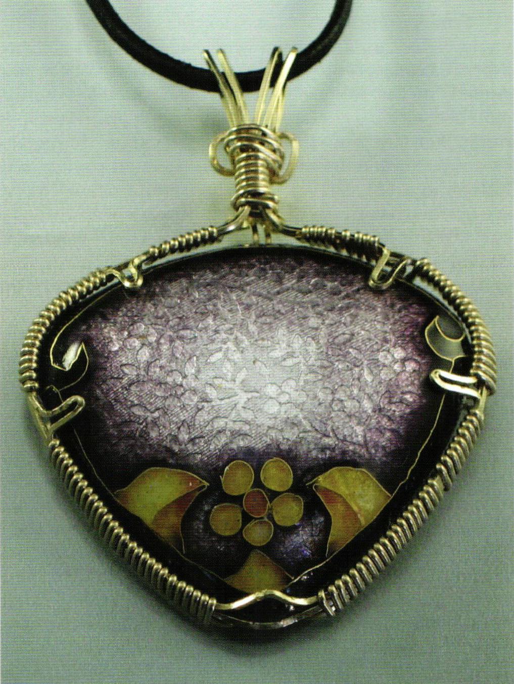 Wire Wrapping Enamel Pieces