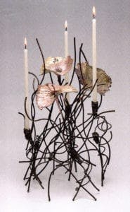 Susan Kingsley - Enlightened Embranglement with Three Flowers, 1989