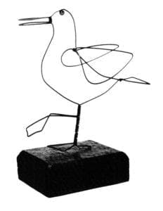 Alexander Calder - Seagull, wire, c. 1950