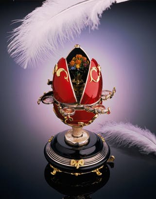 A Faberge Inspired Mechanical Jewelry Egg