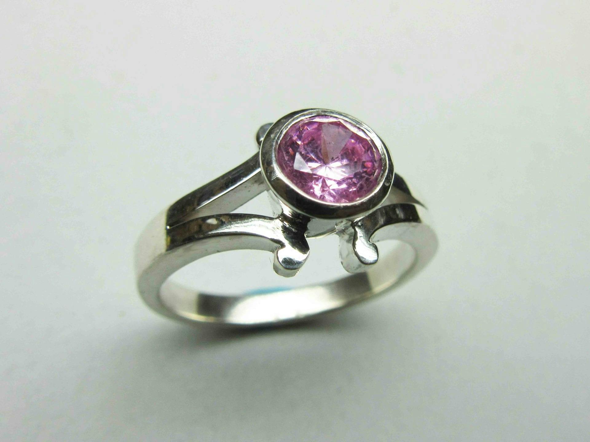 How to Make a Bezel Set Scroll Ring