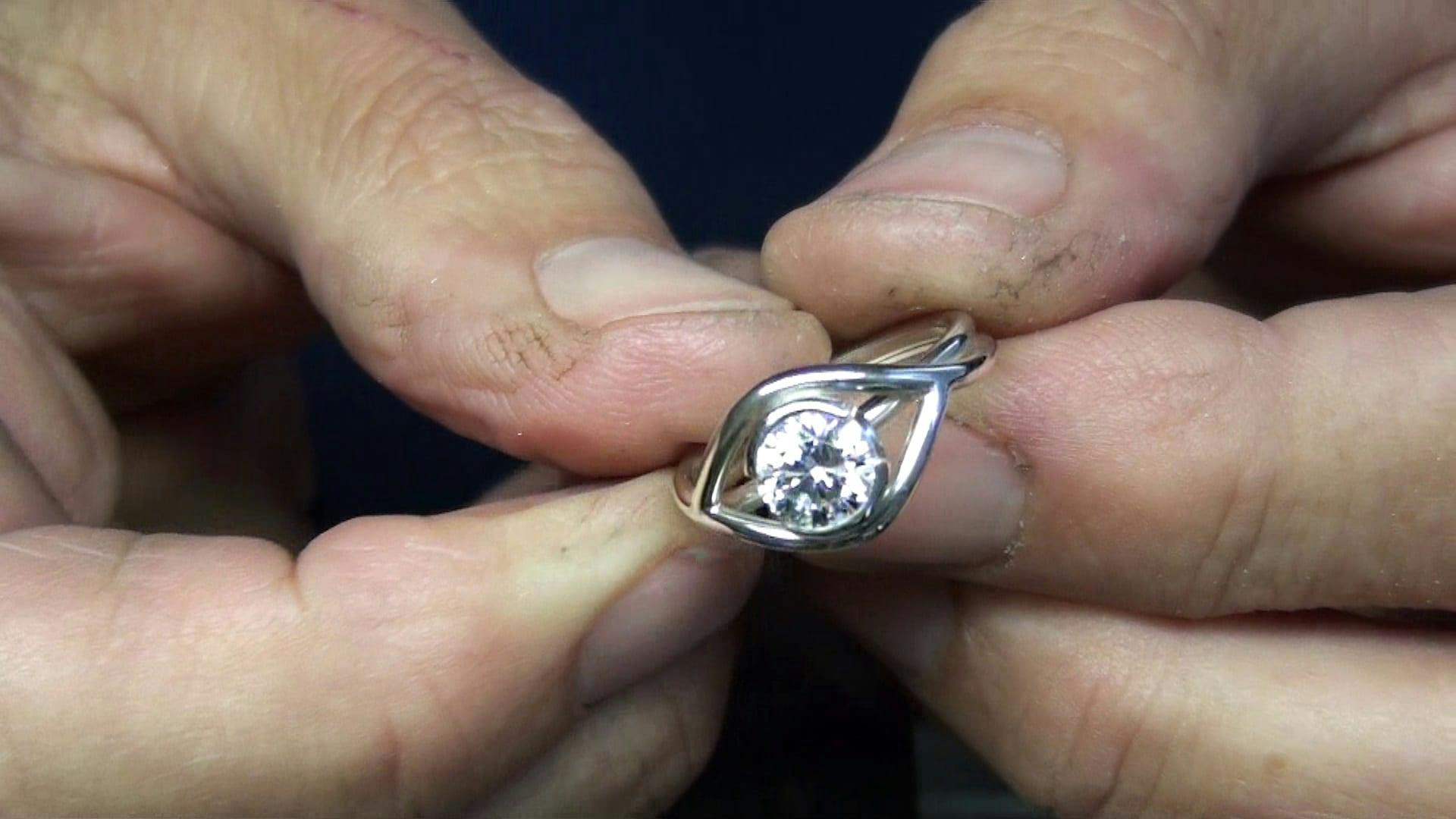 How to Make a Semi Bezel Ring