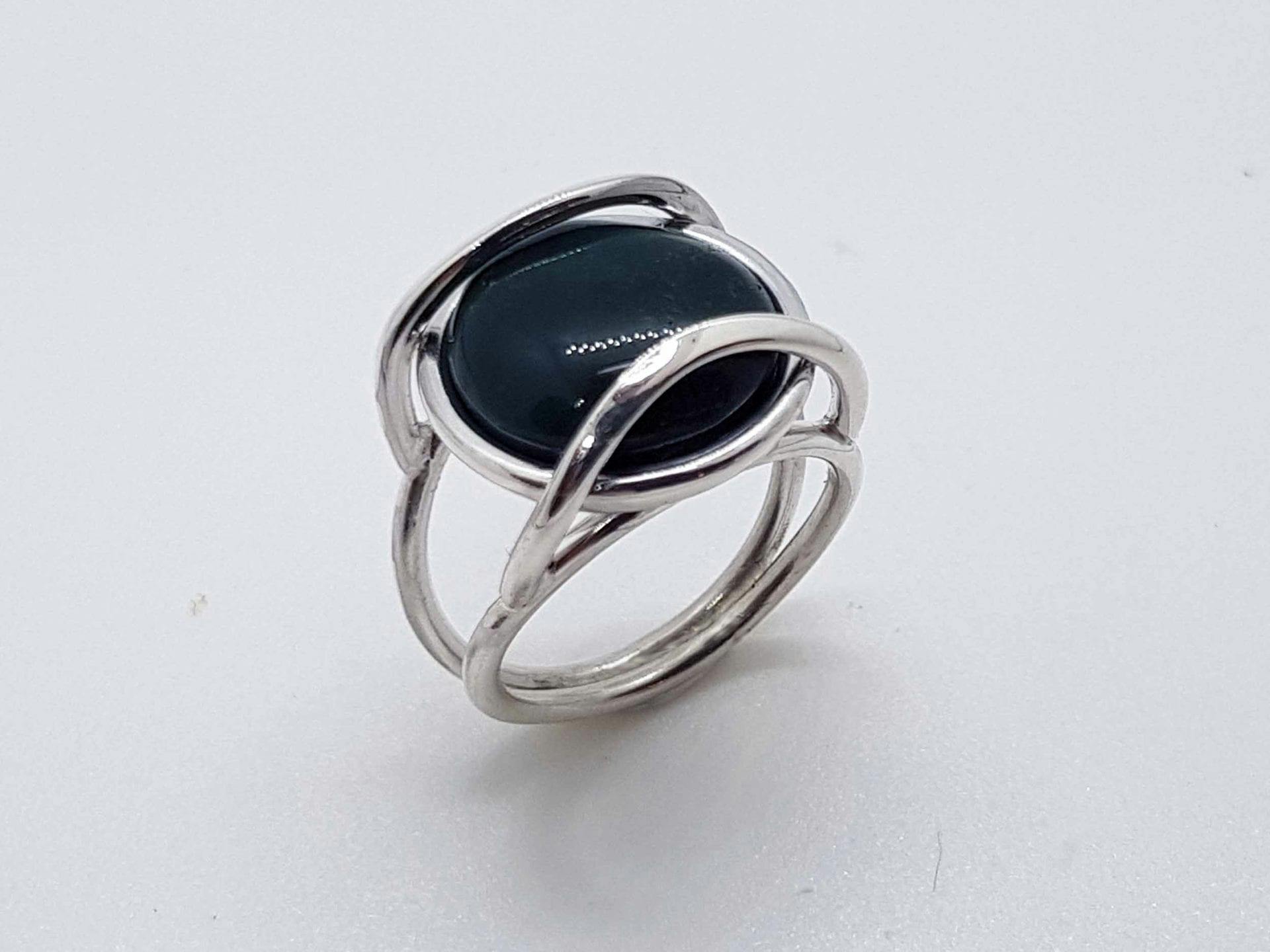 How to Make a Wire Set Cabochon Ring