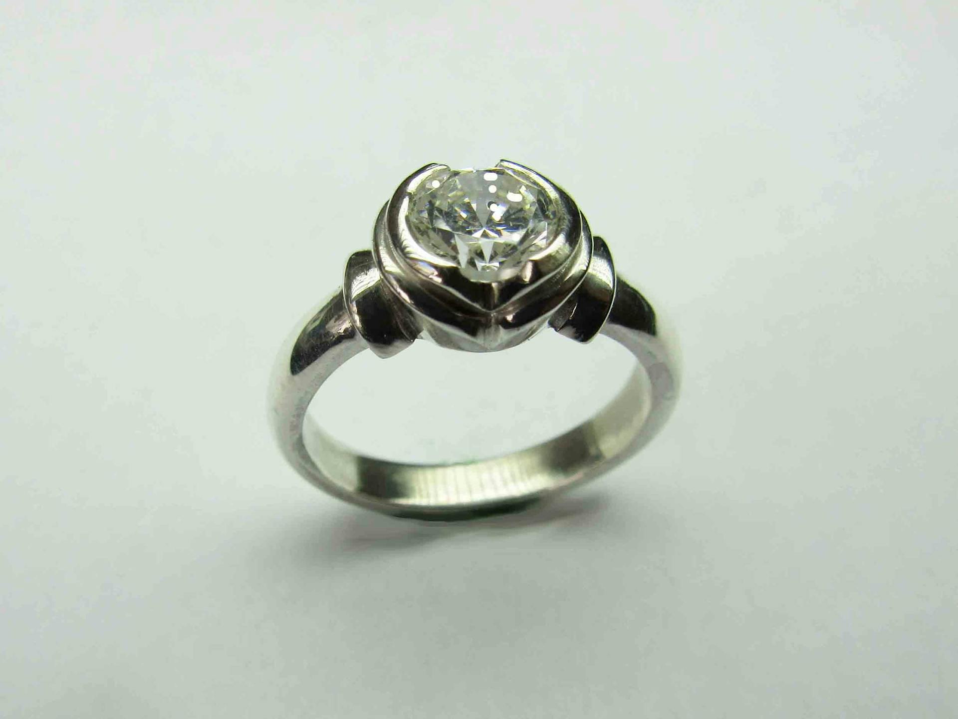Rose Bezel Ring