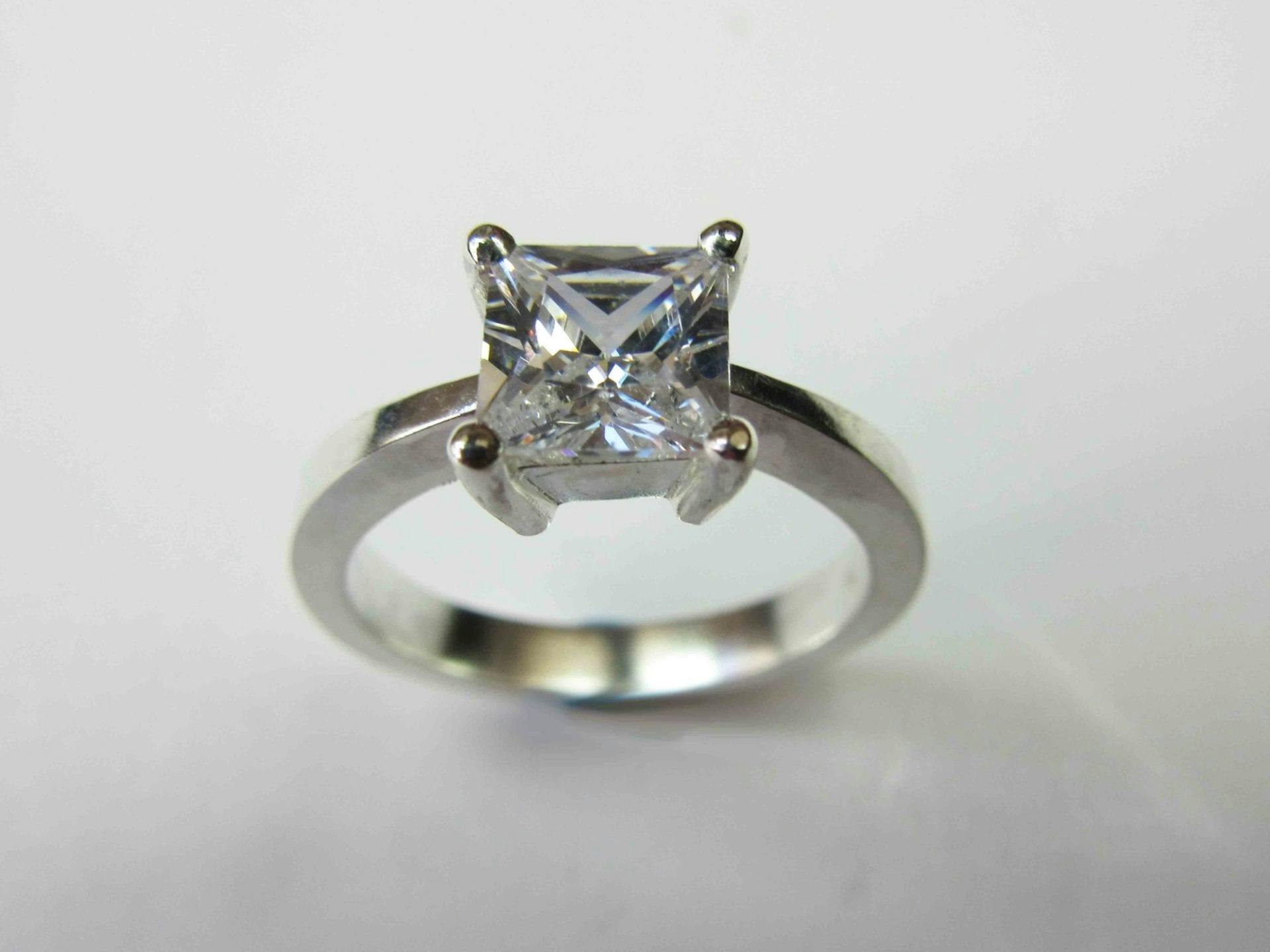 How to Make a Square 4-Prong Claw Setting Solitaire Ring
