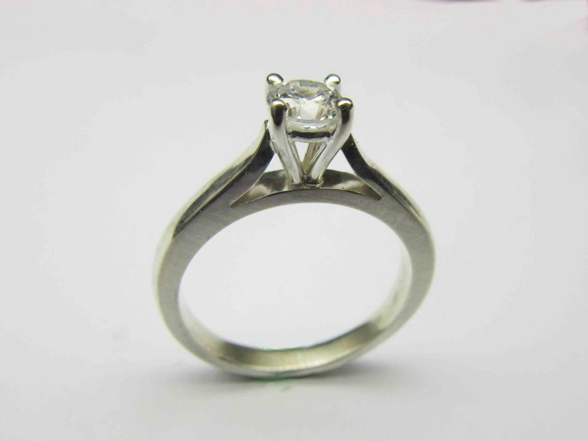 How to Make a 4-Prong Claw Setting Solitaire Ring