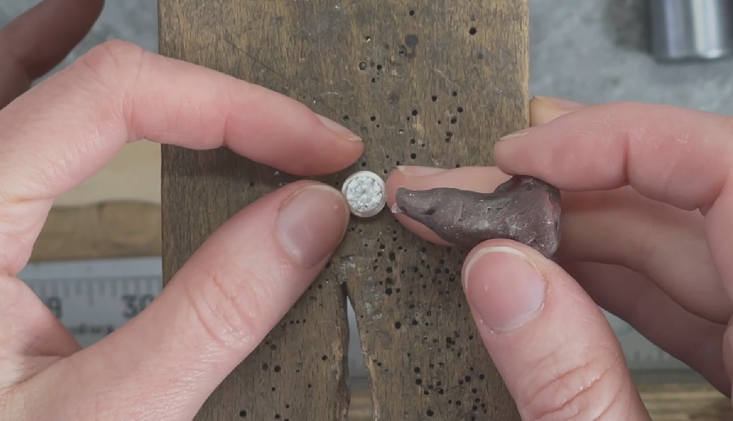 How to Make and Set Bezel for a Faceted Stone