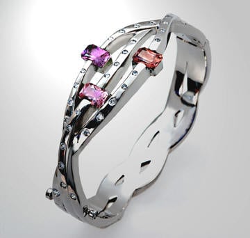 custom palladium components ganoksin bangle bracelet