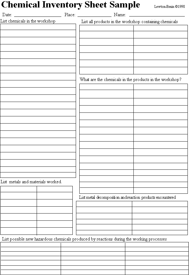 chemical inventory list template for ghs compliance chemical inventory list template for ghs compliance